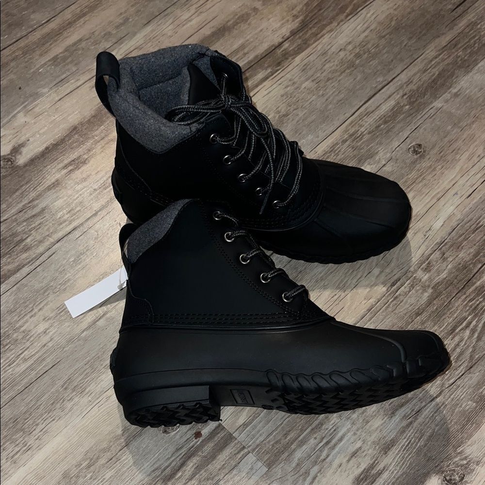 Lands' End Black Women's Rain & Snow Boots